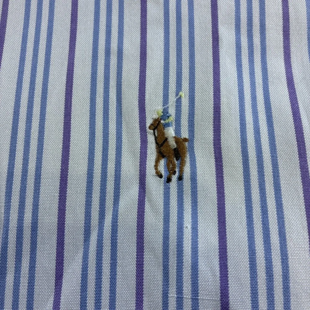 Polo Ralph Lauren Striped Oxford Dress Shirt Men's 16/35 Or L